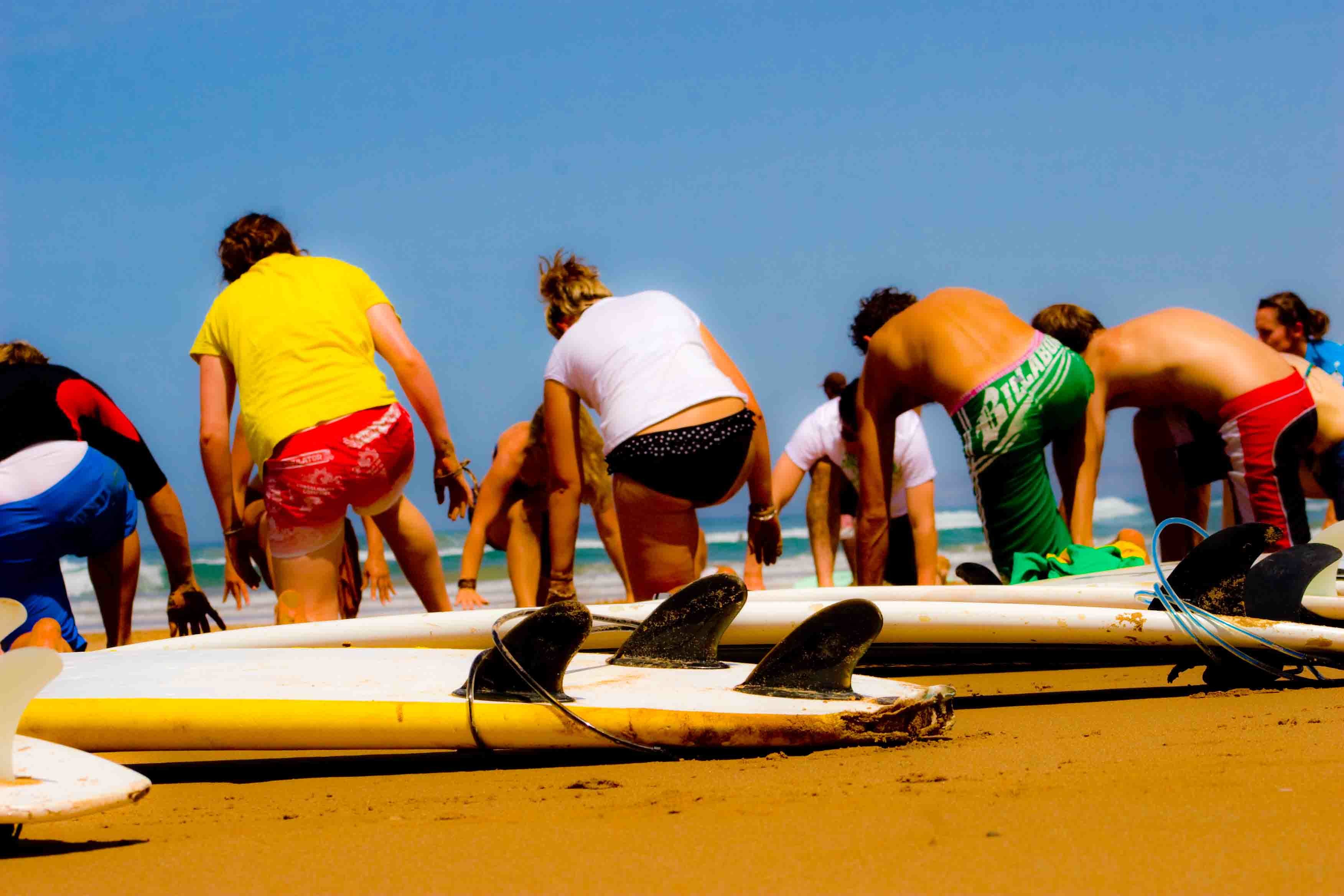 yoga surf camp