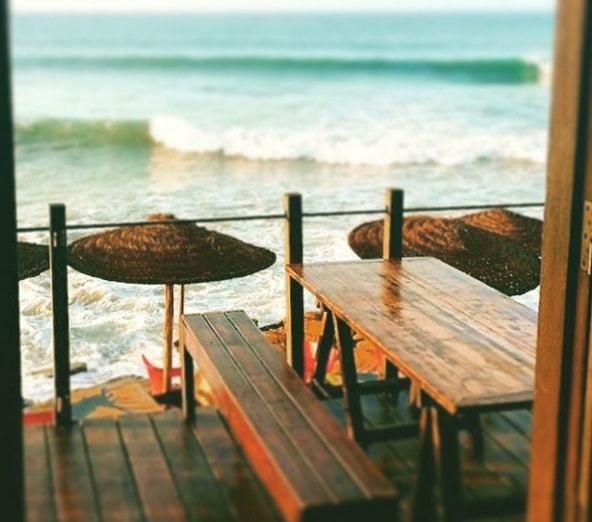 morning coffee on surf instructor course morocco