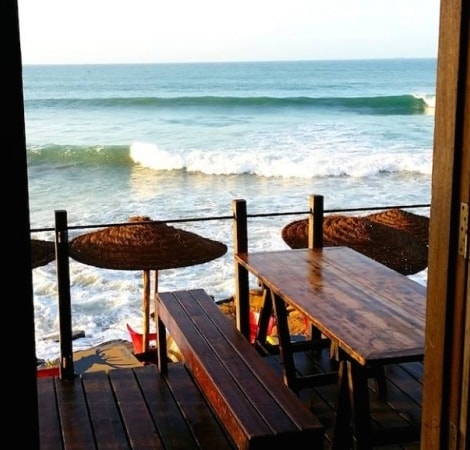 surf berbere surf camp terrace in taghazout