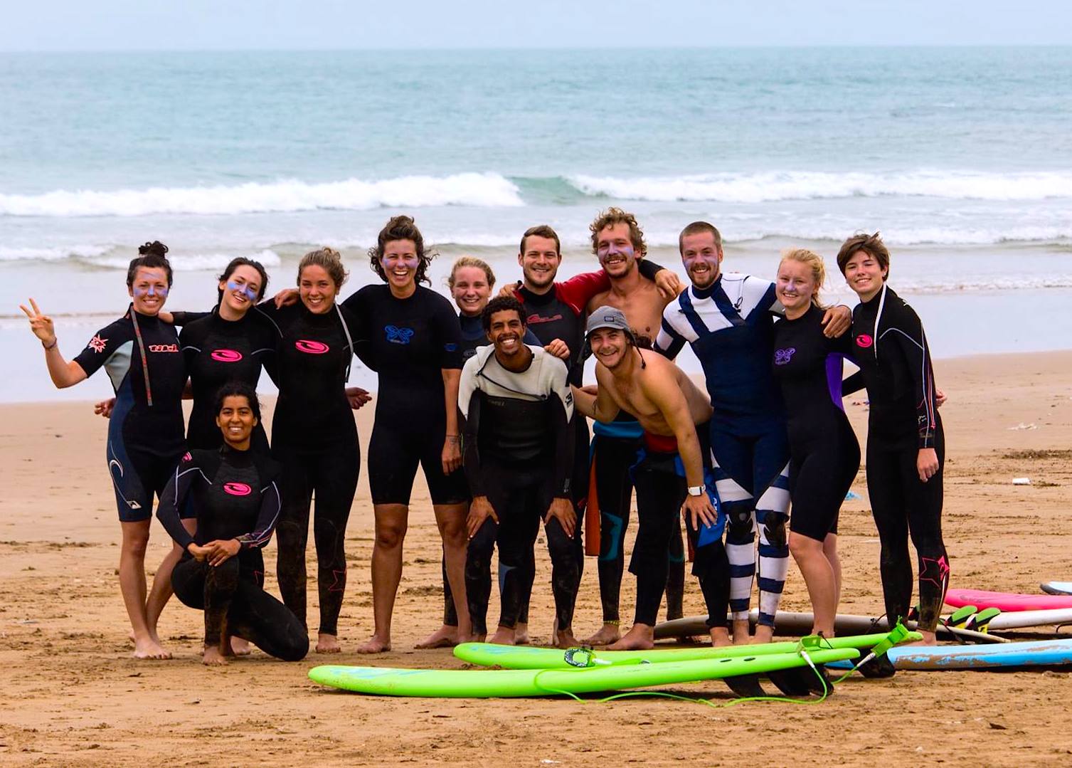 surf berbere 12 week surf instructor course group