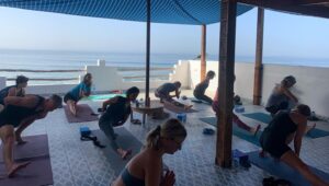 yoga at surf berbere taghazout